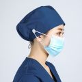 Embroidery surgical cap men and women operating room cap doctor nurse cap oral dentistry beauty work cap elastic round cap. 