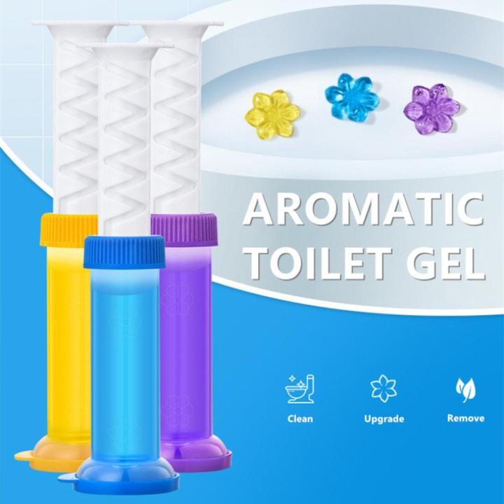 Flower Aromatic Toilet Gel Toilet Deodorant Cleaner Toilet Fragrance Remove Odors and Leave No Traces 11 Flowers brand new and high quality