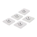 【BestGO】pieping 2/4pcs Non-Trace Photo Frame Hook Seamless Adhesive Hook Waterproof Strong Hole Nail Cross Stitch Wall Painting Hanger. 