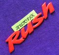 Toyota Rush rear Plastic Emblem Red color 01 PC. 