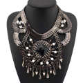 MANILAI Boho Style Collars Choker Necklaces Chunky Chains Cross Rhinestones Colorized Resins Beads Statement Jewelry CE1217. 