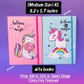 Cute Unicorn Notebook Diary Book For Kids Girls Unicorn Diary Alita Books. 