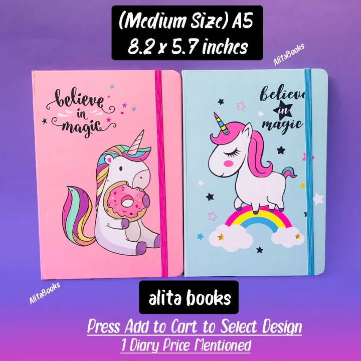Cute%20Unicorn%20Notebook%20Diary%20Book%20For%20Kids%20Girls%20Unicorn%20Diary%20Alita%20Books%20-%20Image%203