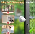 Child Protection Sliding Window Restrictor Window Lock ABS Child Safety Stopper Falling Prevention Locks Limiter - KiddieGuard. 