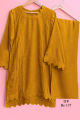 Shalwar Kameez For Girls New Style Summer -- Women Dresses Stitched 2Pcs -- Ready Made -- Front Plates Design Sleeves Daman Trouser Cut Designing -- Women & Girls. 
