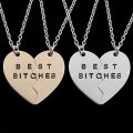 【happy one】Best Bitches Necklace Women 2 pcs Necklace Friends BFF Necklace & Pendants Collares Drop Shipping. 