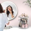 360° Rotating Makeup Organizer Stand - Cosmetic Holder Acrylic. 