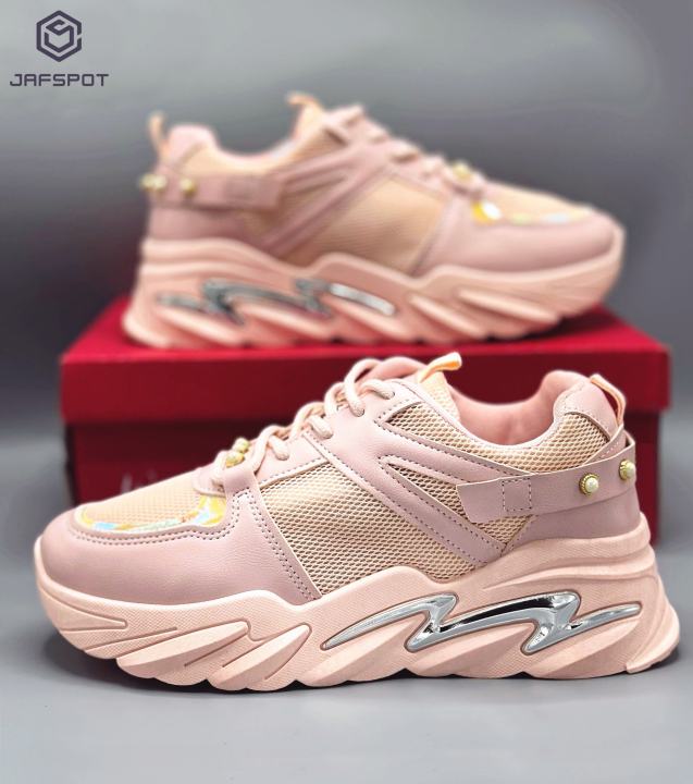Jaf Spot Women's Thick Sole Sneakers Fashion Chunky Sole Sports Joggers High Heel Casual vulcanize Shoes for Girls