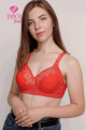 Red Privet - Full Cup Crease Free Embroidered Padded Bra Best Quality Padded Privet Bras For Girls - Bra for Girls. 