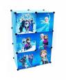 6 Cubic Plastic Frozen Cabinets With Magnetic Doors - Blue. 
