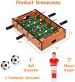 ,Mainstreet Classics 20-Inch Table Top Foosball/Soccer Game Mini Wooden Foosball Table Top Games, Classic Football / Soccer Game Table for Kids, Toddlers. 