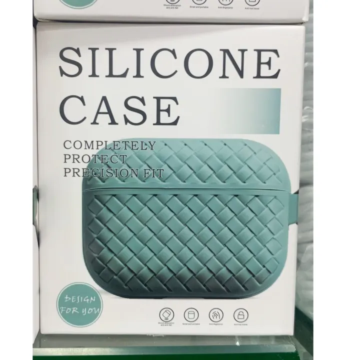 AirPods Pro Silicone Case with Weave Pattern – Protective & Stylish ...