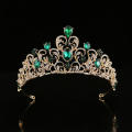 Heart-shaped Tiara Intricate 7.3cm tall Wedding-themed Crown 7 colors Headpiece for Wedding Princess Women Special occasion. 