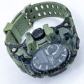 Commando Sports Watch for Men Stylish 20 Bar Water Resistant Watch with Dual Time Multifunctional Display High Quality Anti Magnetic Shock Absorbing Structure. 