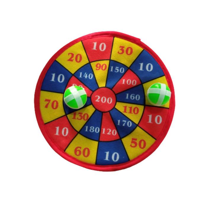 Cartoons Board Games for Kids Dart Board Toys for with 5 Sticky Balls Outdoor Safe Dart Board Set Toy Gifts for Children