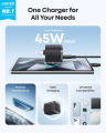 Anker Nano 45W Usb-C Charger, Fast Charging,  Compact & Foldable Plug, 2-Pin. 