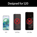 Galaxy S20 / S20 5G Whitestone Dome Glass Tempered Glass Screen protector with UV. 