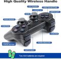 Retro Handheld Game Stick With Arcade Game Stick Console With 19000 + Games 4K High Resolution 64G 2.4G Wireless Controllers Just Plug and Play Video Games for Led-TV. 