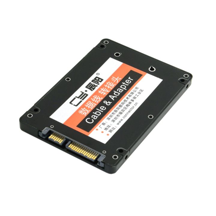 【3C VictoryEagle Store】Mini mSATA 2.5" SATA Hard Disk Enclosure Case Converter Adapter Blacm Color