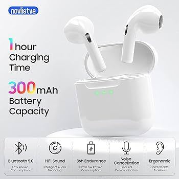 TWS Pro 4 True Wireless Earphone Wireless Earbuds High Quality Earpods Earphones With Charging Case Earbuds