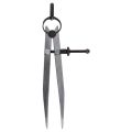 BRADOO- 6 Inch Adjustable Lockable Steel Divider Wing Leather Compass. 