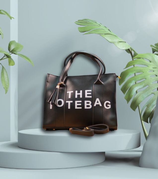 The Tote Bag – Jet Black
