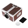 Second-generation Mini DIY Home Portable Smart Mobile Phone Projector Home Cinema. 