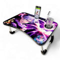 Relaxsit Foldable laptop / Coffee Table Foldable Table Computer Table Floor table Laptop table Drawing desk Bed Table Foldable Table Notebook Stand Reading Holder Breakfast Serving Bed Tray with Tablet Slots 40 x 60 cm or 16 x 24". 