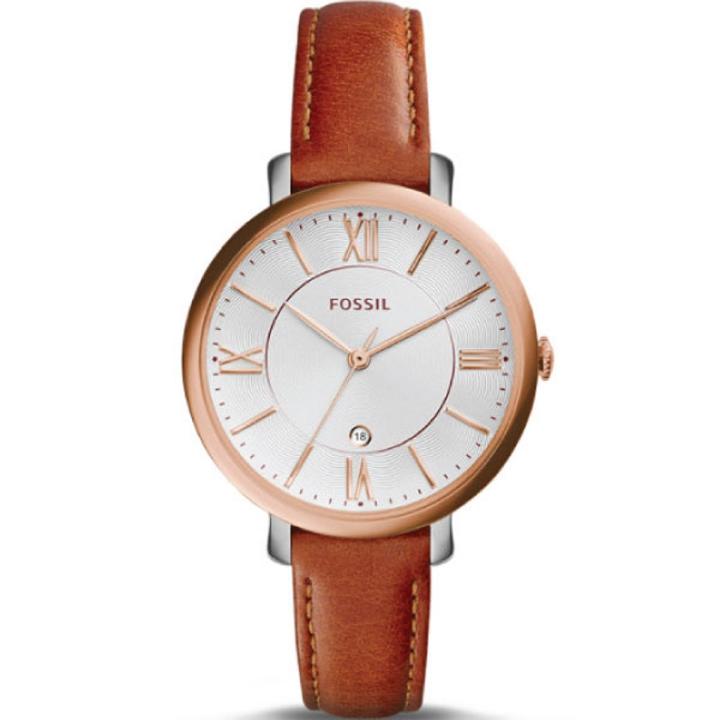 Fossil ES3842 Leather Strap Wrist Watch for Women / Wrist Watch For Girls’s