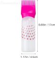 Pack of 2 Hair oil applicator comb bottle with Silicone Scalp Massage Shampoo Brush Scalp Hair Scrubber. 