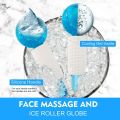 Beauty Tool 2pcs  Ice Globes Facial Roller Cold Skin Massagers, Cooling Globes For Face, Neck, Neck Anti Aging, Tighten Skin Treatment Reduce Puffiness. 