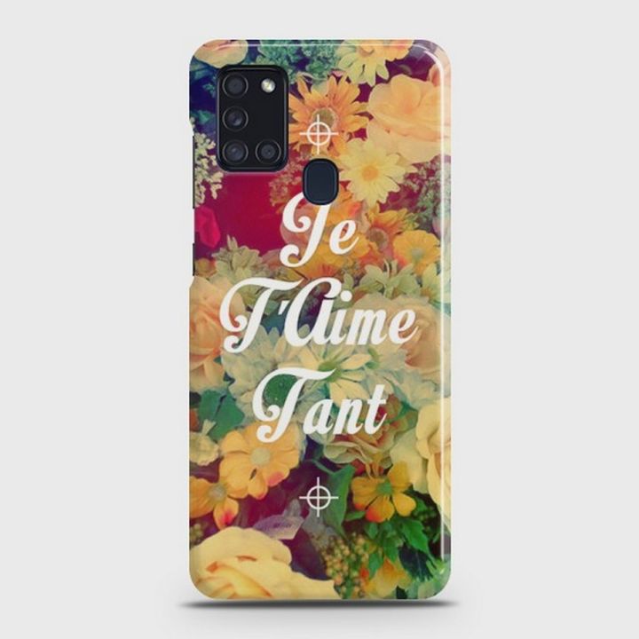 Samsung Galaxy A21s Cover - SkinLee HQ Hard Case - Candy Flower - SKINLEE-514-1-686-487