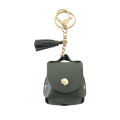 Suitable for Apple airpods headset case protective cover bluetooth headset 1/2 generation protective case keychain bag pendant. 