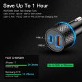 USB Car Charger, WORDIMA USB C Car Charger PD20W/PPS20W & QC3.0 18W/SCP22.5W Car Adapter, Compatible with iPhone13 pro max/iPad Pro/Samsung/Google Pixel/Oneplus (Black). 