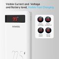 100% Original ROMOSS LT30 PF QC 22.5W 30000mAh Power Bank with 20W Type C PD Fast Charge, Portable USB C Battery Pack Charger with LED Display & 3 Outputs & 3 Inputs Compatible with iPhone, Samsung, ipad and More. 
