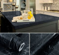 ORIGINAL White/Black Marble Sheet for Kitchen & Home 60x200cm 2(Meter) Wall Paper Waterproof Heat Resistant Self Adhesive Anti Oil Kitchen Wallpaper Wall Sticker. 
