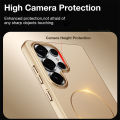 Sanptoch Slim Matte Magnetic Phone Case For Samsung Galaxy S25 S24 Ultra Plus Ultra Thin Anti-fingerprint Cover For S25+ PC Shockproof Protection Casing. 