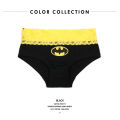 Superhero Underpants Lace Bat Underwear Cosplay Lady Panties Boxer Briefs Lingerie Women. 