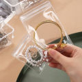 10Pcs Multi-size PVC Zipper Bag Clear Soft Plastic Bag Sealed Anti-oxidation Jewelry Storage Bag Souvenir Universal Packaging. 