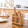 Bamboo Wood Spoon Holder. 