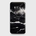 HTC U11 Cover - Matte Finish - Black Ocean Marble Trendy Printed Hard Case With Life Time Colour Guarantee(1). 