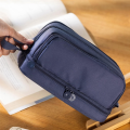 Capacity Pencil Case Pencil Pouch Pen Bag For School Stationery And Travel Black. 