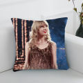 Hidden Zipper Pillowcase Taylor Swift Album Pillow Cover Clear Print Hidden Zipper Case for Music Fans Southeast Asian Buyer's Choice Fan Collection Pillowcase. 