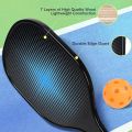 Ergonomic Cushion Grip Wooden Pickleball Paddles Ribbed Handle Colorful Pickle Ball Racket Lightweight Single Racket Pickleball Training Equipment Women. 
