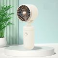 Small Portable Fan Efficient Desktop Lightweight Mini Fan Pink Rechargeable Fan for Outdoor Office Dormitory Household. 