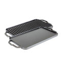 Reversible Cast Iron Grill & Griddle Pan. 