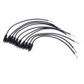 30Pcs 12V DC Power Plug Female Jack Plug Connector Cable 5.5X2.1mm with Cord Cable 15CM for CCTV LED Strip Light. 