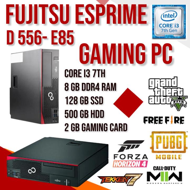 FUJITSU ESPRIME [ CORE I3 7th, 8 GB DDR4 RAM, 120 GB SSD, 500 GB