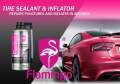 Flamingo Tire Liquid Sealant - Instant Puncture Repair  & Tire Inflator  – 450 ml. 