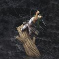 Premium Collection Attack On Titan Levi on Tree Sculpture Action Figure. 